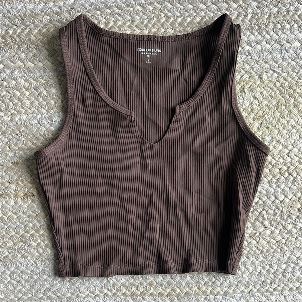 Year of Ours Ribbed Crop Top